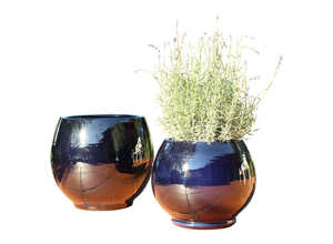 Pot bleu gamme bahia Ø 25 cm Pot bleu gamme bahia Ø 25 cm
