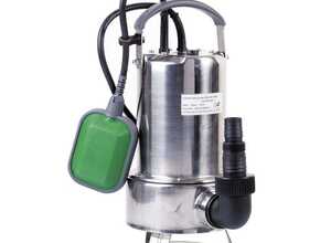 Pompe vide cave eaux chargées en inox 750w avec flotteur