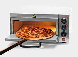 WilTec Four à Pizza électrique 2000W avec Pierre réfractaire Alimentaire Régualtion de température WilTec Four à Pizza électrique 2000W avec Pierre réfractaire Alimentaire Régualtion de température