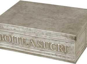 Boite à sucre couleur zinc Boite à sucre couleur zinc