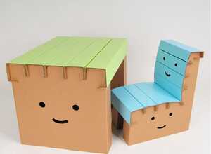 Revêtement bureau enfant vert