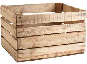Caisse en bois rustique Caisse en bois rustique