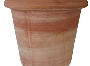 Pot lisse en terre cuite naturelle H 50 x Ø 60 cm Pot lisse en terre cuite naturelle H 50 x Ø 60 cm