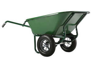 Brouette peinte roues gonflées Expert Twin 1095G- 230L