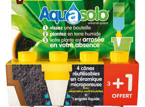 Aquasolo jaune large x4
