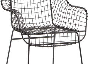 Fauteuil esprit industriel Grillage