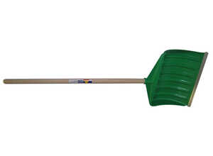 Poussoir à neige vert en plastique renforcé Poussoir à neige vert en plastique renforcé