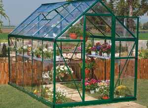 Serre polycarbonate Harmony vert 5.7 m² - Palram Canopia Serre polycarbonate Harmony vert 5.7 m² - Palram Canopia