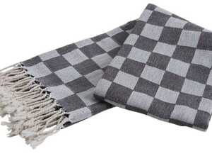 Plaid en coton damier Plaid en coton damier