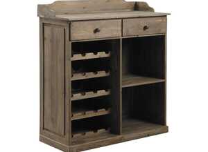 Commode comptoir en bois vieilli Commode comptoir en bois vieilli