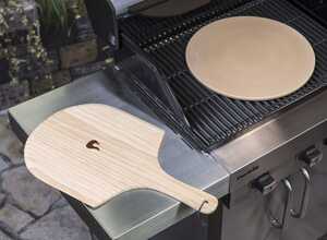 Pierre à pizza + Planche en bois