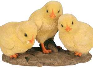 3 poussins résine 19 cm 3 poussins résine 19 cm