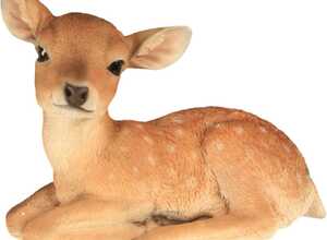 Bambi en résine couché 32 cm Bambi en résine couché 32 cm