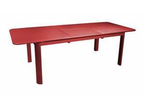 Table rectangulaire à rallonge Oro rouge 180/240 x 100 cm Table rectangulaire à rallonge Oro rouge 180/240 x 100 cm