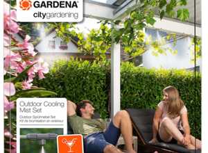 Kit de brumisation GARDENA avec programmateur