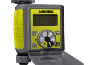 Programmateur + temporisateur nez de robinet 1 voie JARDIBRIC