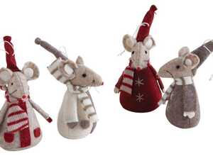 Souris en feutrine (Lot de 4) Souris en feutrine (Lot de 4)