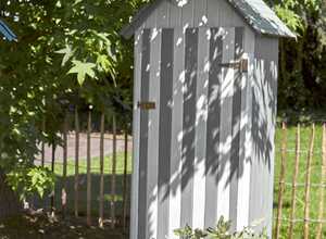 Armoire de jardin en bois avec plancher WISSANT