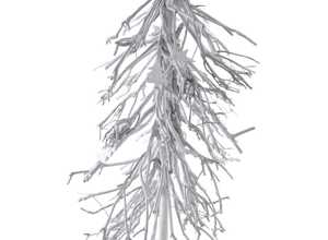 Sapin de Noël en bois patiné blanc Sapin de Noël en bois patiné blanc