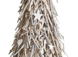 Sapin de Noël en bois patiné