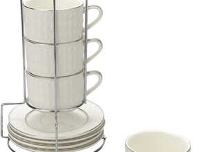 Rack 4 tasses Geometrix