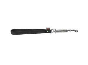 Laisse amortisseur nylon 50cm noire