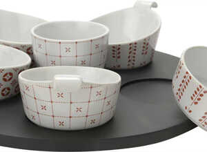 Coffret plat apéritif cuilleres Marsala