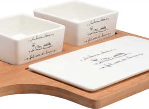 Coffret plat + 2 bols Bonnes choses
