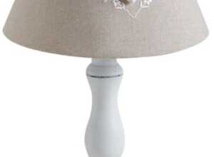 Lampe de chevet en bois Romantique