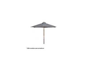 Toile pour parasol rond D 350 gris Toile pour parasol rond D 350 gris