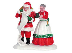 Figurine Mère Noël chocolat chaud à emporter 6.7 x 4.1 x 6.9 cm
