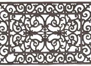 Paillasson de jardin en fonte
