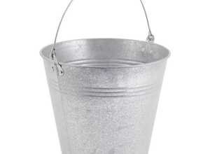 Seau en zinc givré 12L Seau en zinc givré 12L