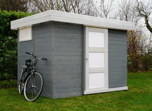 Abri jardin bois Lund - 6.69 m² - 3.03 x 2.21 x 2.07 m - 19 mm Abri jardin bois Lund - 6.69 m² - 3.03 x 2.21 x 2.07 m - 19 mm