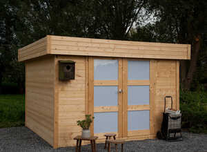 Abri jardin Odense 11.70 m² - 3.42 x 3.42 m - 28 mm Abri jardin Odense 11.70 m² - 3.42 x 3.42 m - 28 mm