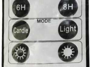 Télécommande pour bougies LEDs Aubry Gaspard