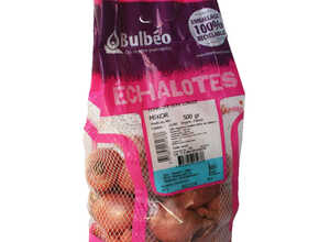 Bulbes d’échalotes demi-longue Mikor calibre 15/40, 500 g Bulbes d’échalotes demi-longue Mikor calibre 15/40, 500 g