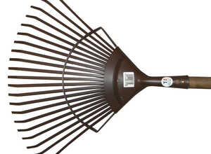 Balai à gazon fil plat renforcé marron Balai à gazon fil plat renforcé marron