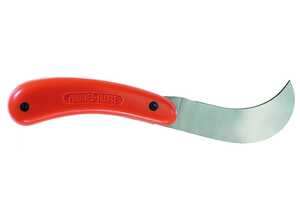 Serpette orange avec manche en plastique – 19 cm Serpette orange avec manche en plastique – 19 cm