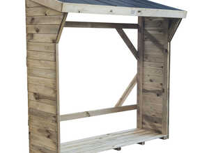 Abri à bûches avec plancher Avoriaz 2 stères Abri à bûches avec plancher Avoriaz 2 stères
