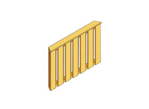 Accessoires - Balustrade pour tonnelle Nancy Accessoires - Balustrade pour tonnelle Nancy