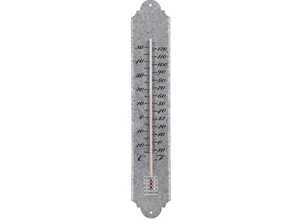 Thermomètre en Zinc patiné pour jardin 50cm Thermomètre en Zinc patiné pour jardin 50cm
