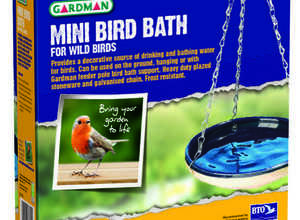 Mini-bain pour Oiseaux vernis en boÃ®te