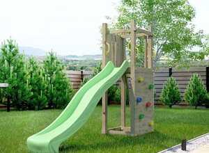 Plateforme de jeux enfant avec toboggan Zébulon