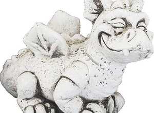 Statuette Petit dragon en pierre reconstituée