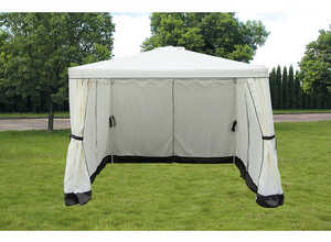 Tonnelle de réception Lucia en polyester - 3 x 3 m Tonnelle de réception Lucia en polyester - 3 x 3 m