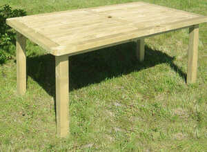 Table Cortina en bois 4/6 places