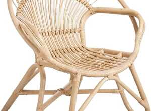 Fauteuil en rotin naturel Tengah