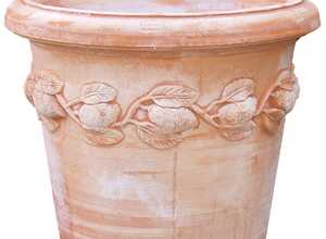 Pot Citron en terre cuite naturelle H 30 x Ø 36 cm Pot Citron en terre cuite naturelle H 30 x Ø 36 cm