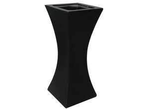 Vase Etolie grande en fibre couleur noir